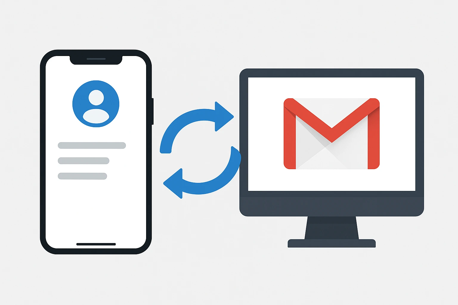 Πως να συγχρονίσω τις επαφές με το gmail – Οδηγός
