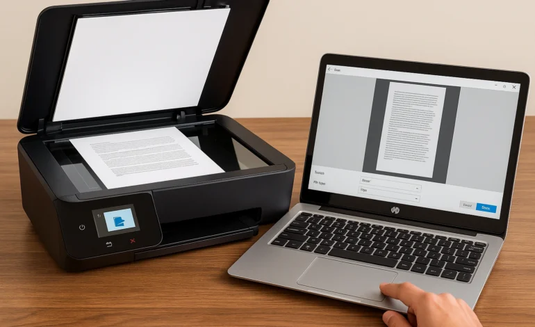 Πως σκανάρω ένα έγγραφο από εκτυπωτή HP