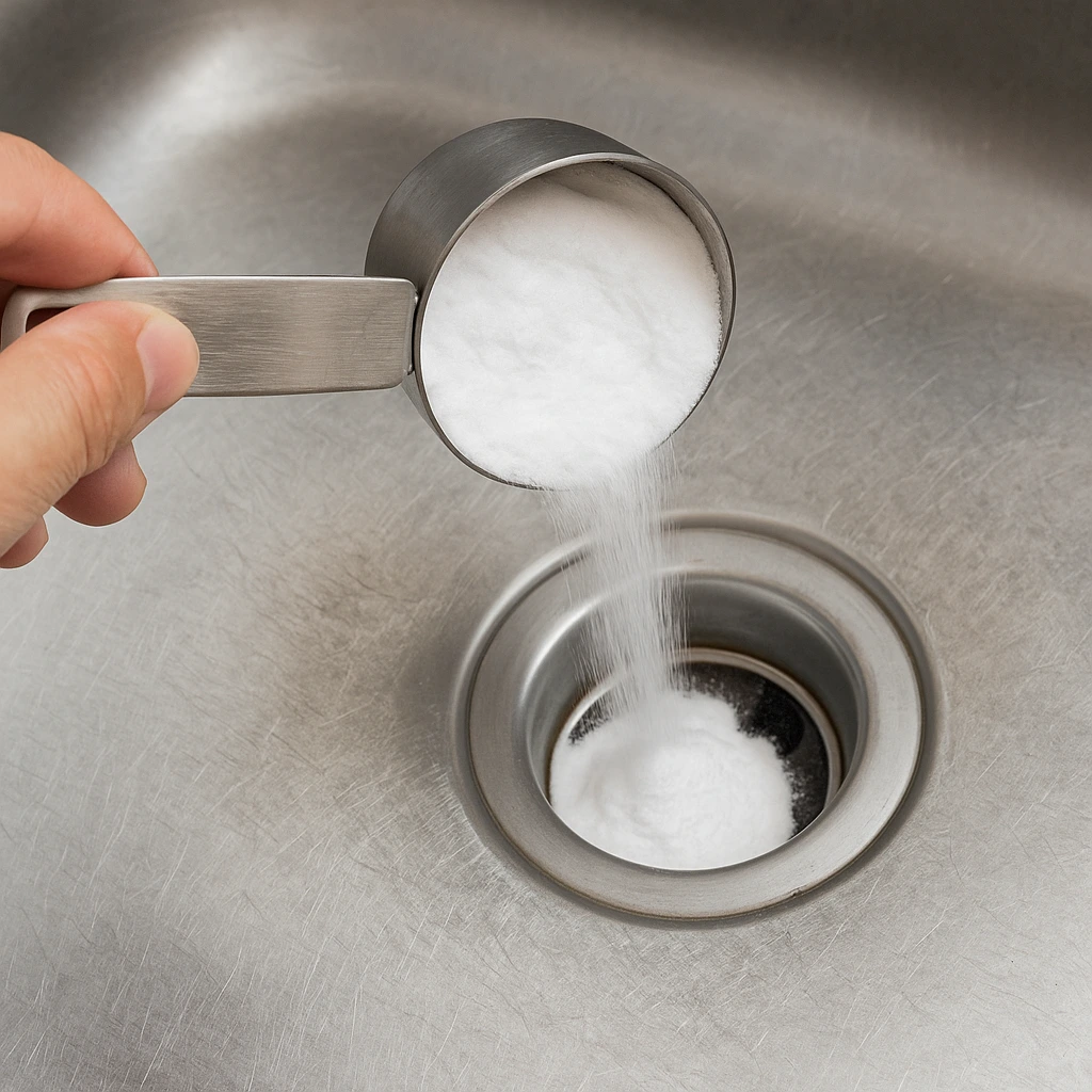 Ξεβούλωμα νιπτήρα με σόδα – Οδηγός