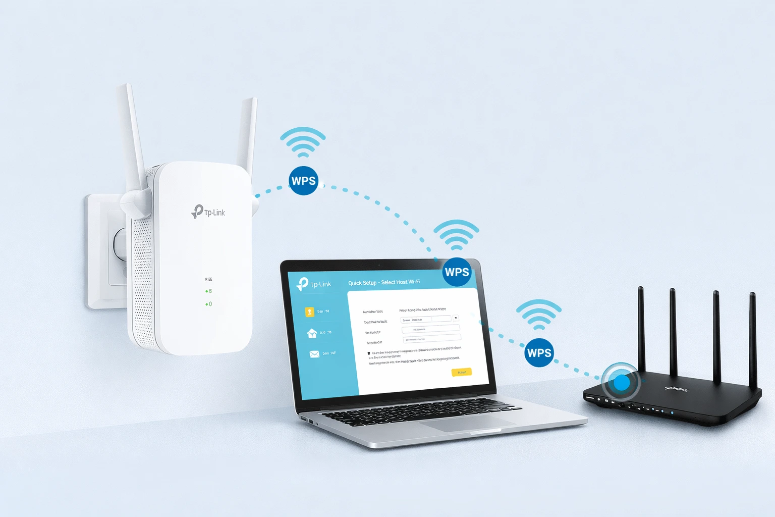 Tp link extender – Σύνδεση με το ρούτερ Wifi