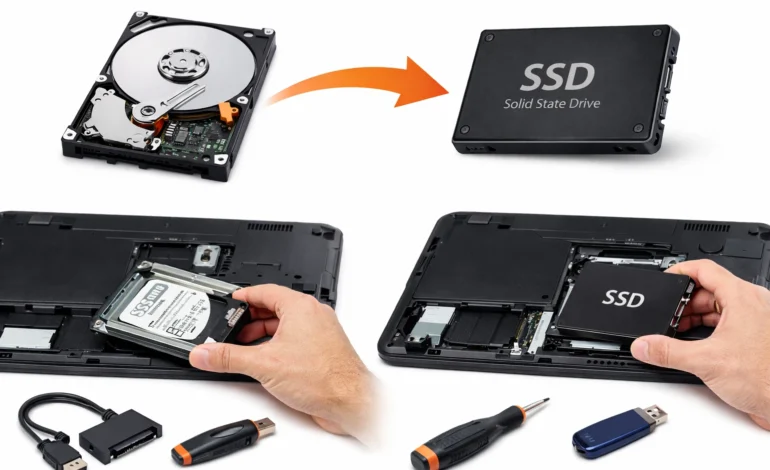 Πώς να Αλλάξετε Σκληρό Δίσκο (HDD) σε SSD σε Laptop