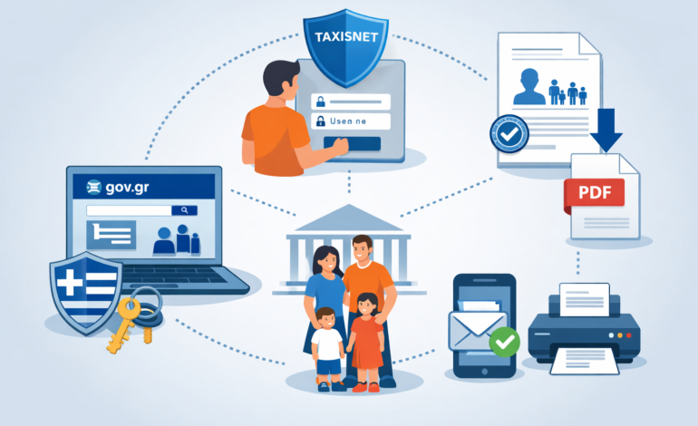 Πώς να βγάλω Πιστοποιητικό Οικογενειακής Κατάστασης online