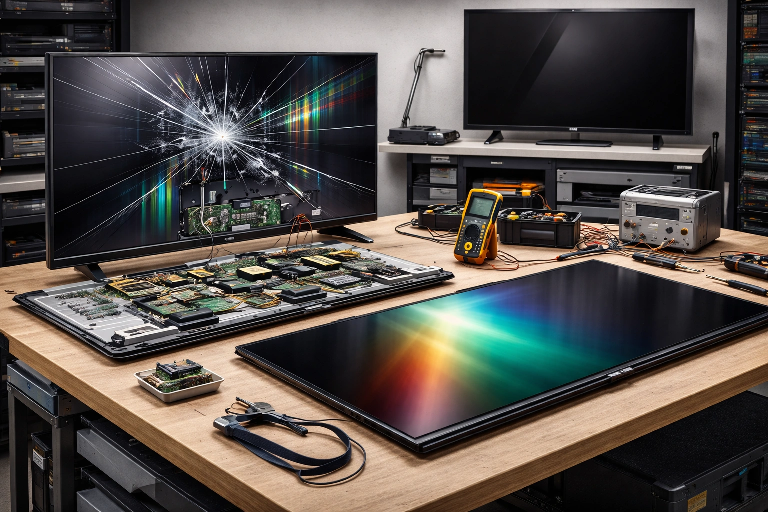 Επισκευή ή αντικατάσταση Panel σπασμένης Οθόνης Τηλεόρασης LG