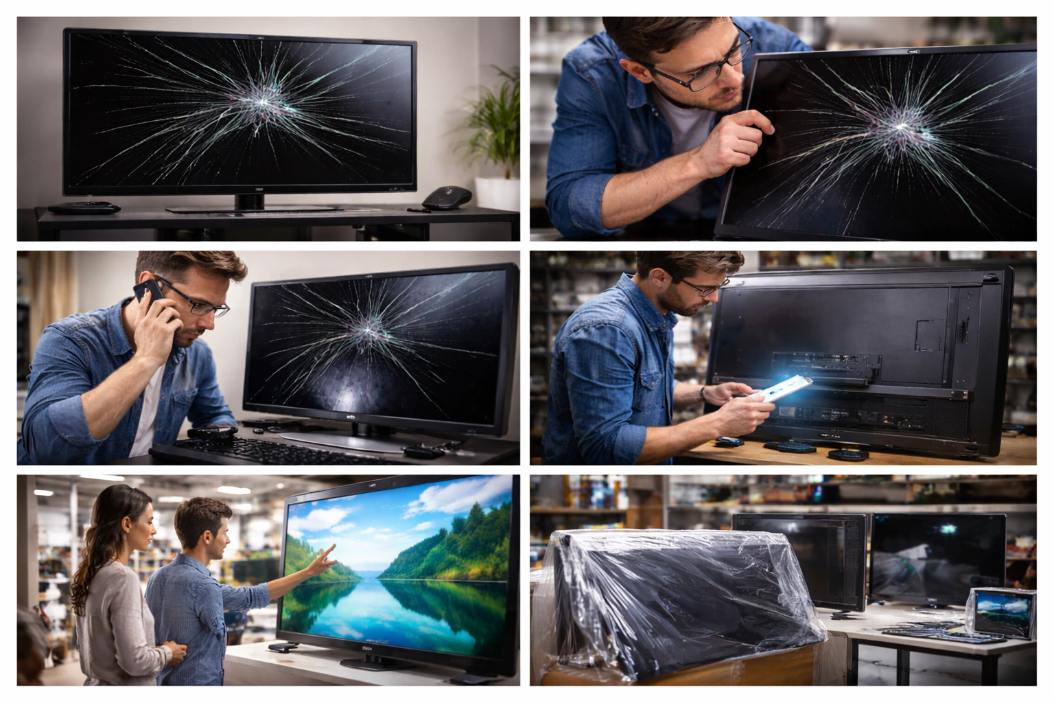 ‘Εσπασε η οθόνη της τηλεόρασης – Τι να κάνω;