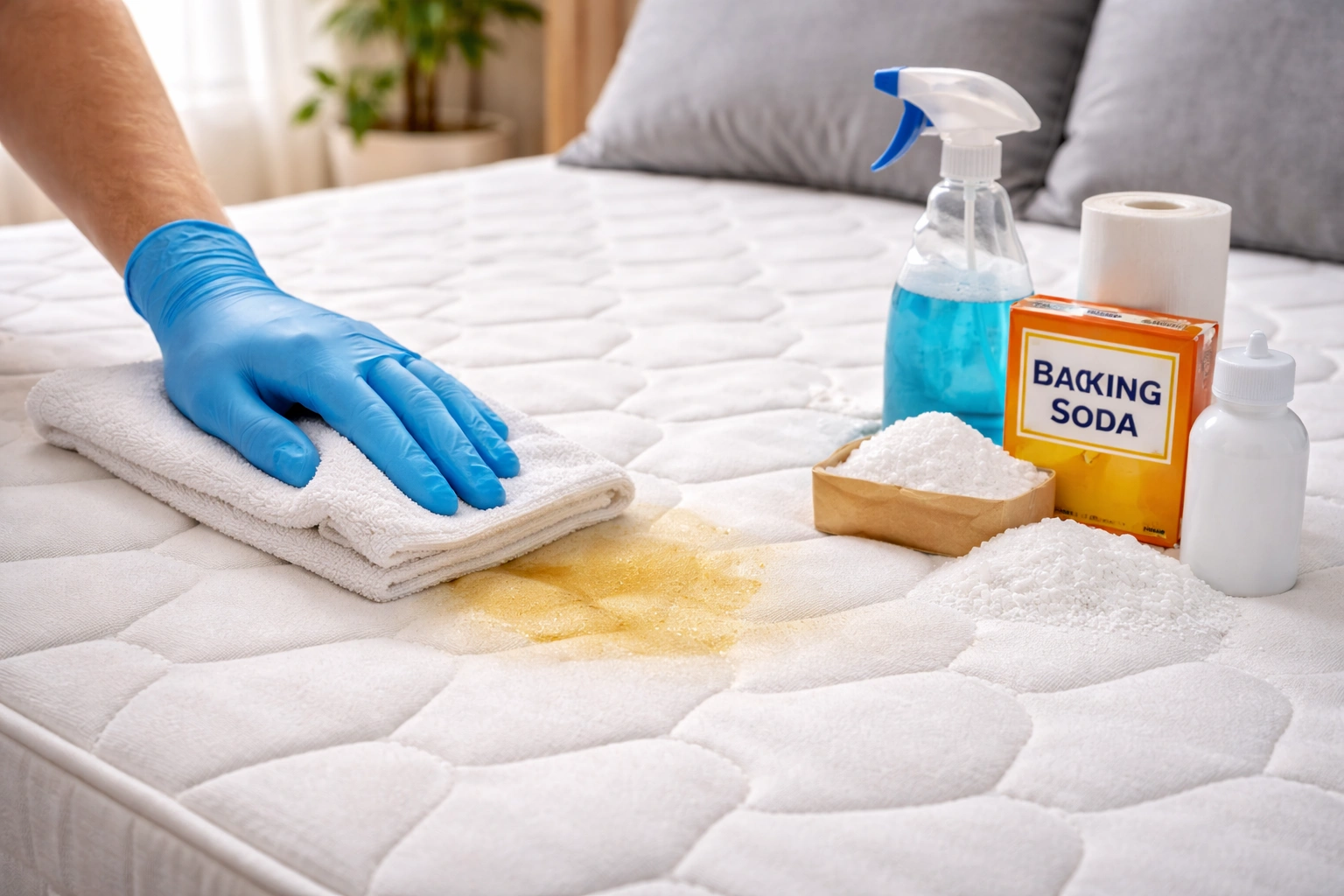 Πως να καθαρίσω το στρώμα από ούρα στρατηγικά