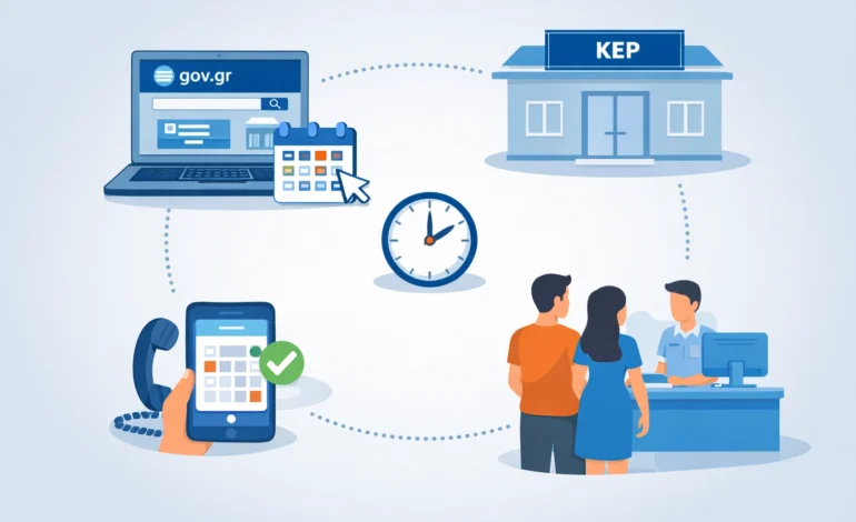 Πώς να κλείσω ραντεβού στο ΚΕΠ