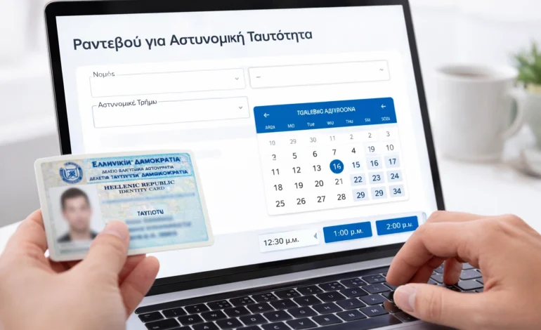 Ραντεβού για ταυτότητα – Πως το κλείνεις ψηφιακά και άμεσα