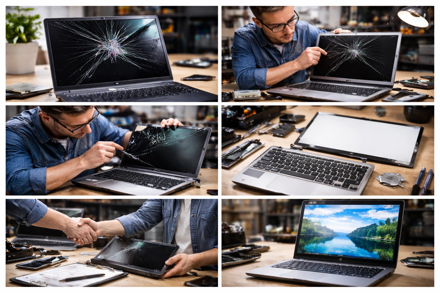 Σπασμένη οθόνη λάπτοπ HP – Βρες Τεχνικό