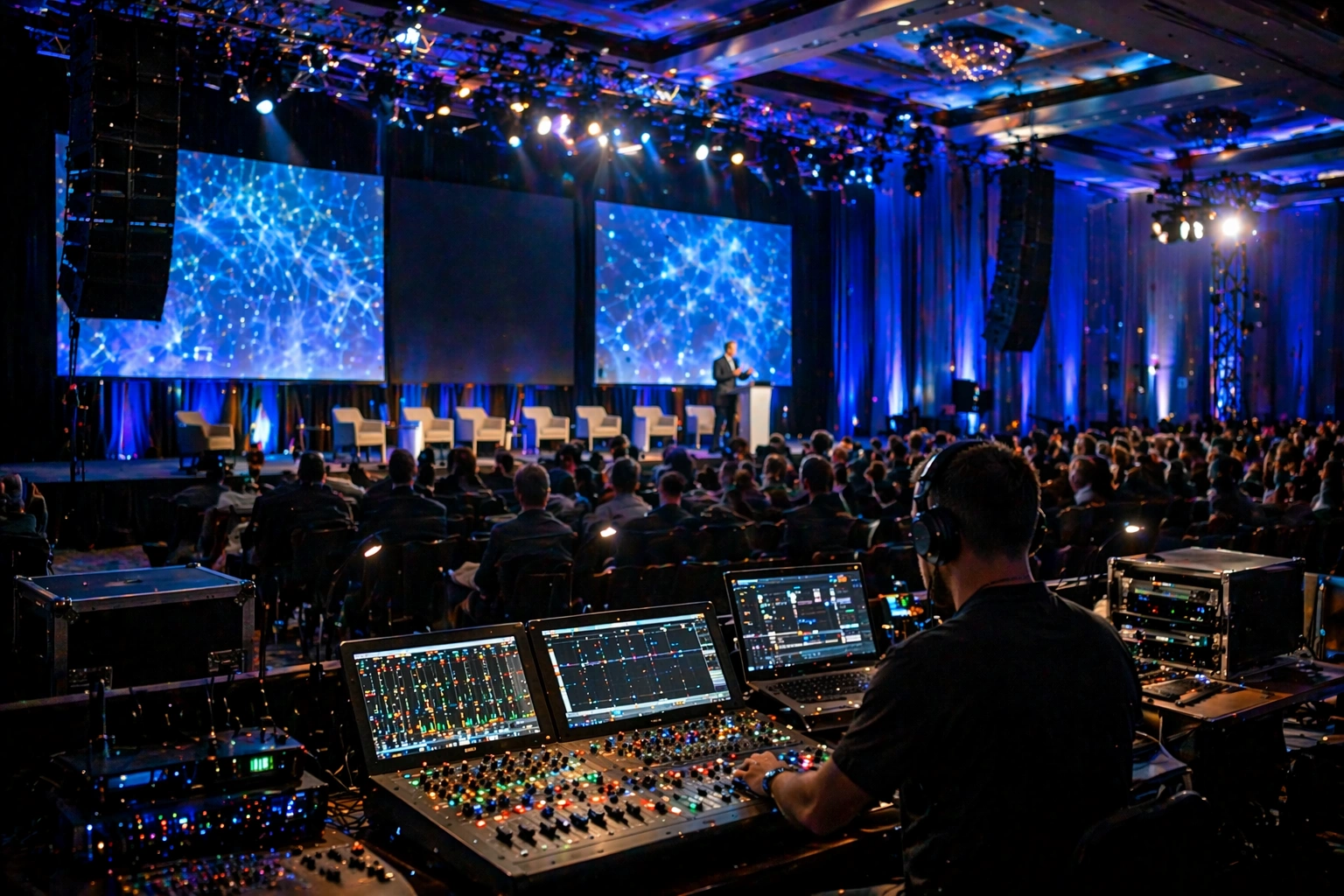 Ηχητική και φωτιστική κάλυψη συνδεριών – Βρες Επαγγελματία